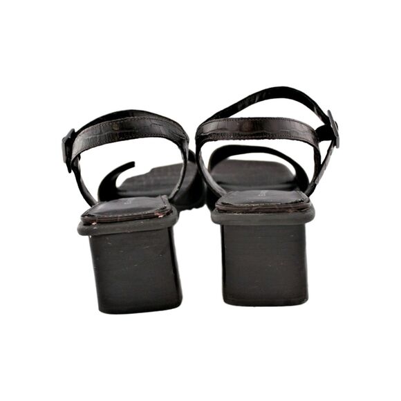 Bandolino Sandals Brown Ankle Straps Open Toe Size 8 1/2 M - Picture 5 of 12